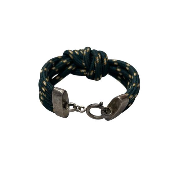 Isabel Marant Knot Bracelet Green Cord Wrap - Picture 5 of 8